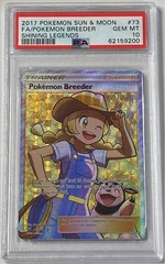 Pokemon Breeder - 73/73 - Full Art Ultra Rare - PSA 10